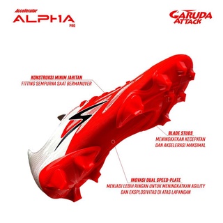 sepatu bola specs accelerator ALPHA pro fg patriot red white GARUDA