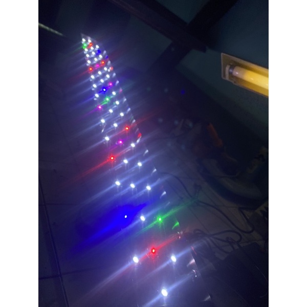 Lampu Led DIY HPL 48watt panjang 100-130cm custom aquascape ,laut tank discus &taning Ikan dll