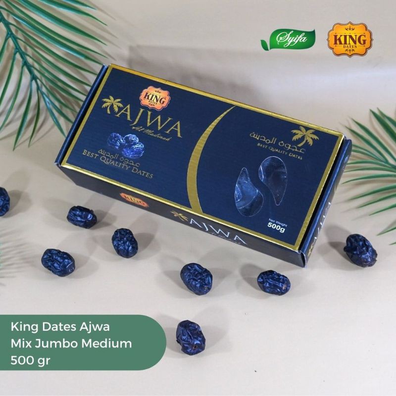 

Kurma ajwa king kurma nabi jumbo kurma madinah ajwa syifa 500gram