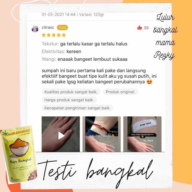 LULUR BANGKAL MAMA REZKY LULUR REMPAH KAYU BANGKAL BY MAMA REZKY LULUR PEMUTIH BADAN LULUR REMPAH KALIMANTAN LULUR BADAN VIRAL SCRUB BADAN BODY SCRUB REMPAH KAYU BANGKAL BY MAMAH REZKY LULUR BANGKAL VIRAL