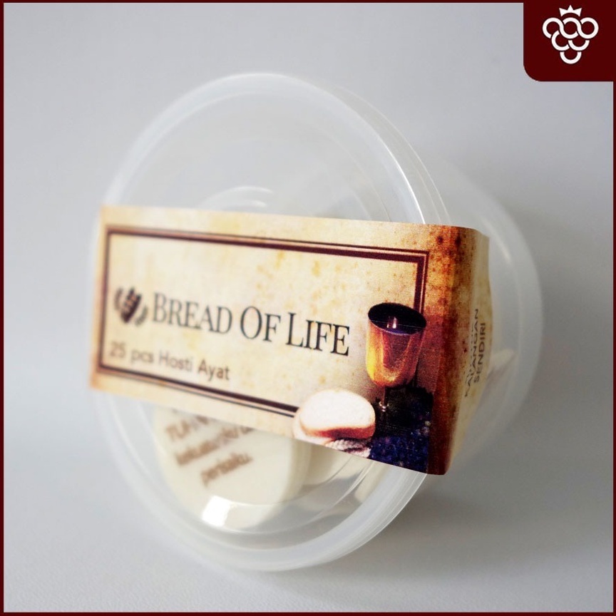 

Hosti/Roti Ayat Perjamuan Kecil Isi 25 Pcs