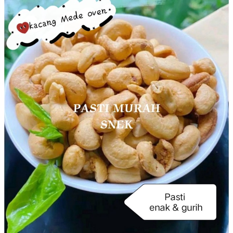 

500GRAM kacang Mede oven/kacang Mede goreng/kacang Mede original/roasted cashew