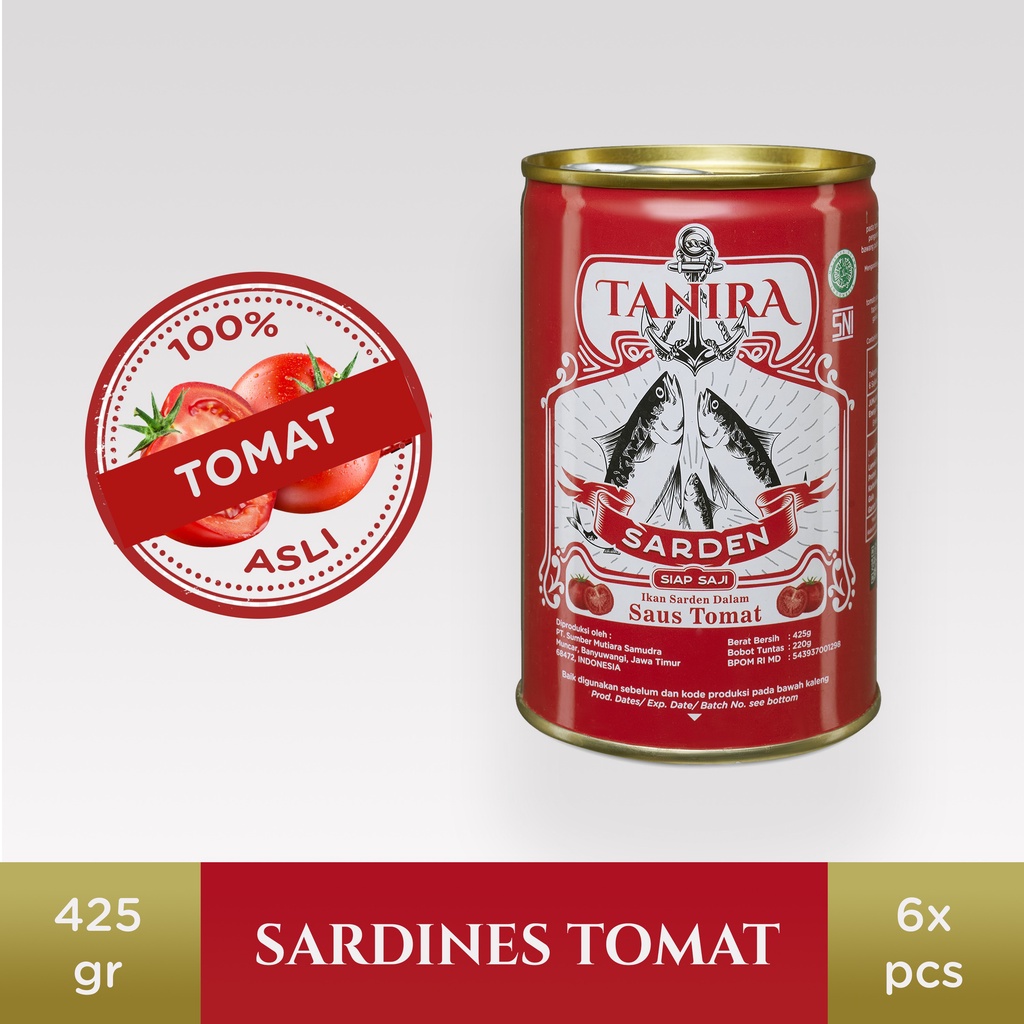 

Tanira Sarden Saus Tomat 425 gr - Bundling 6 pcs