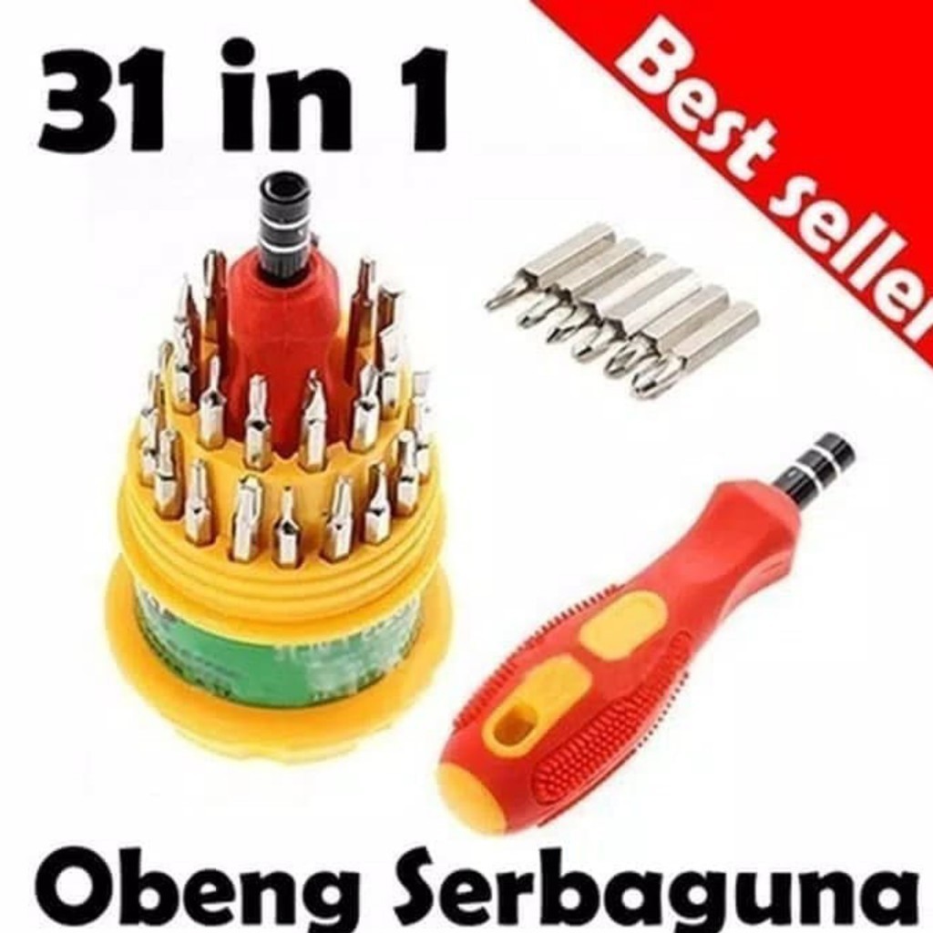 ( COD ) OBENG SET TELUR 31 In 1 / OBENG SERVICE TOOL KIT MULTI FUNGSI