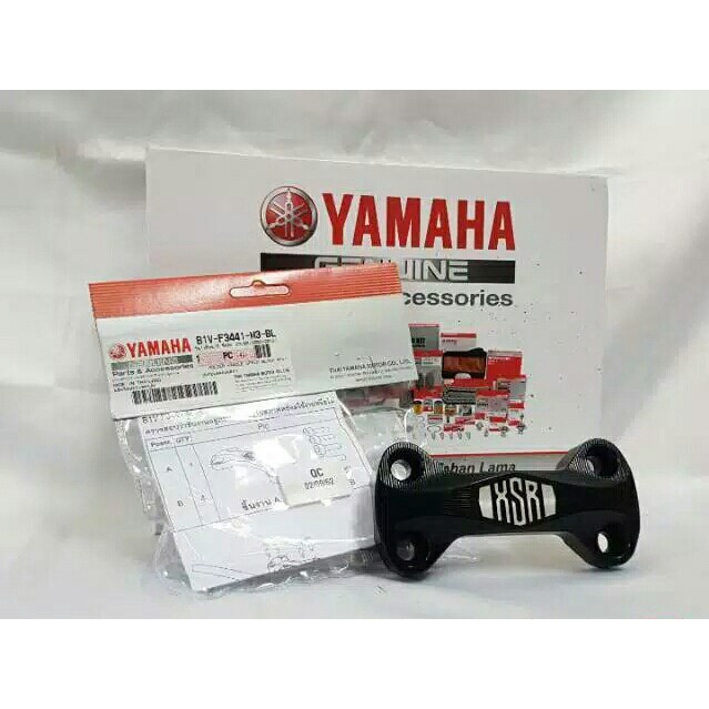 holder xsr 155 stang xsr 155 pengunci stang atas xsr 155 aksesoris xsr 155 holder handle upper black