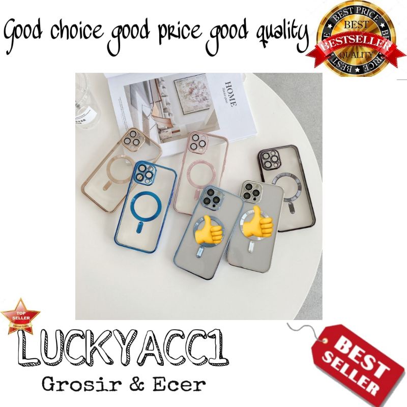 LC - Softcase iPhone all type / Case MagSafe magnetic iPhone all type handphone iPhone MagSafe terba