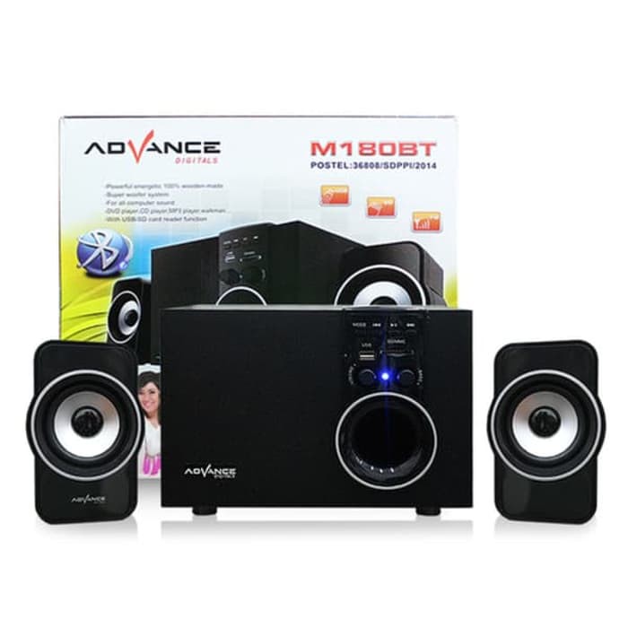 SPEKER ADVANCE MT 180 BT BLUETOOTH FULL BAASS PROMO