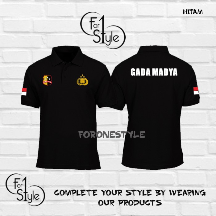 KAOS - BAJU POLO GADA MADYA POLRI - BAJU POLRI POLISI KAOS BAJU DINAS - FORONESTYLE