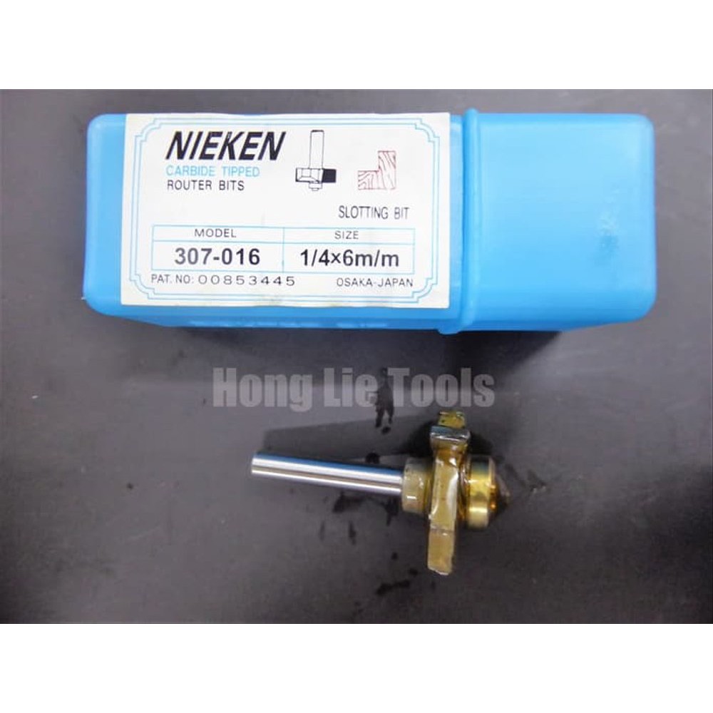 Nieken 307-016 Mata Router Profil T Slotting Bits 6 mm