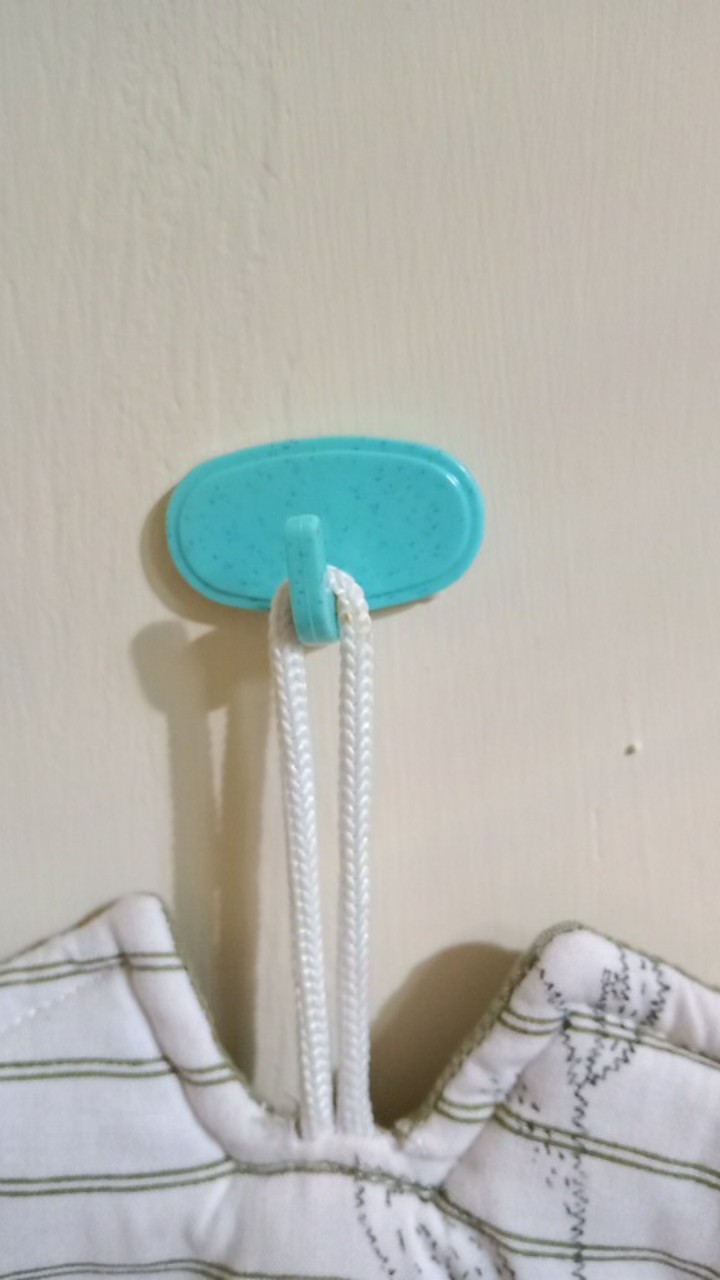 Hanger Hook Oval Horizontal Set Of Five Hk-6 - Hook Multifungsi Isi 5 - Gantungan Tempel