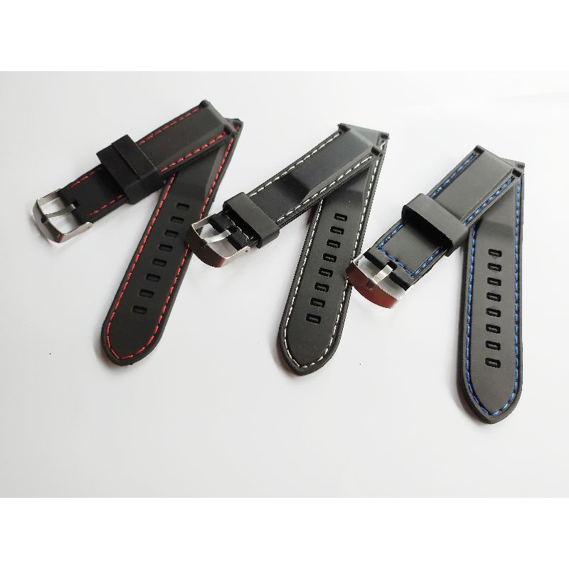 tali jam tangan karet size 22mm sampai 30 mm