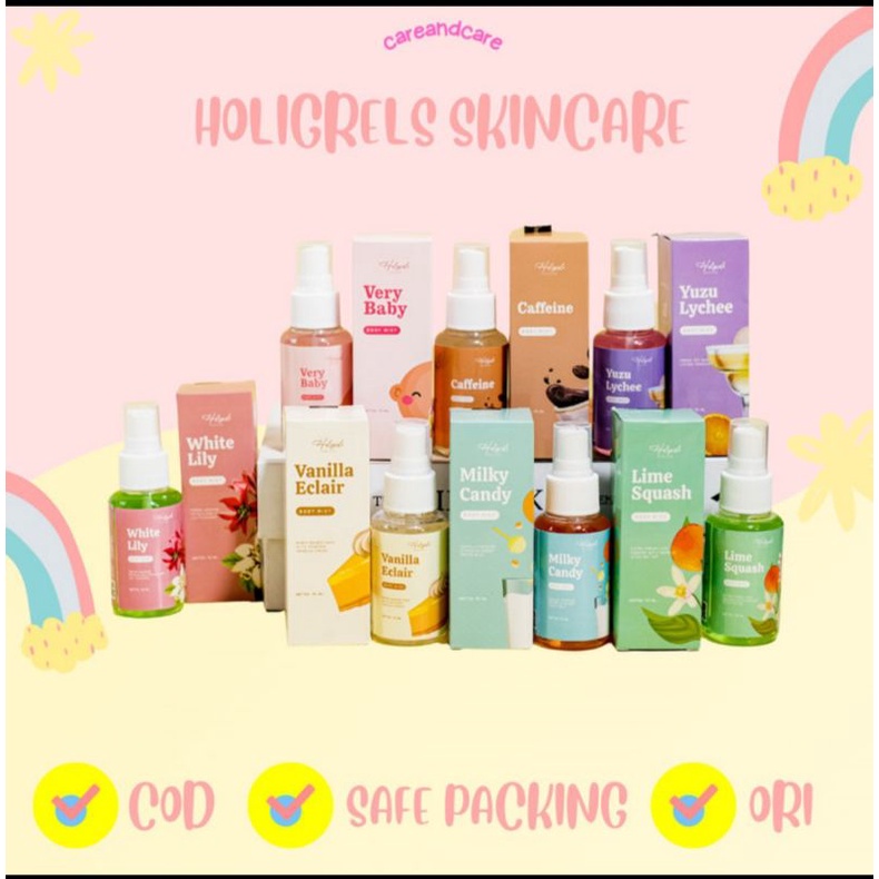 body mist holigrels