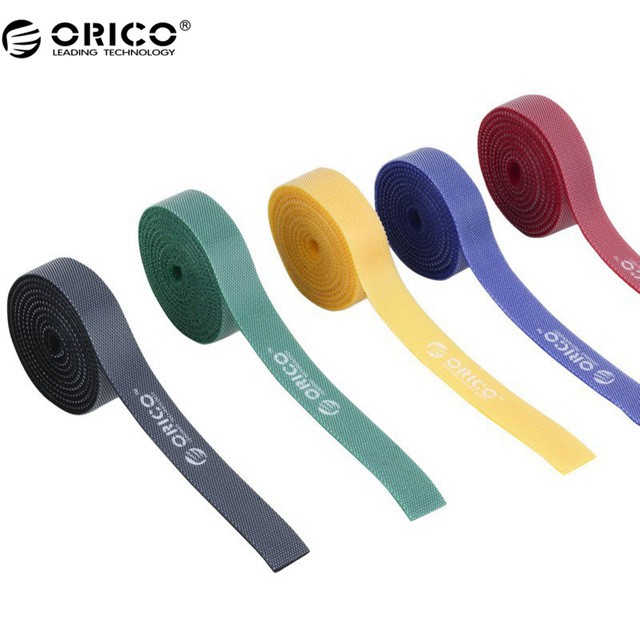 Orico CBT-5S 1M Reusable &amp; Dividable Hook And Loop Cable Ties