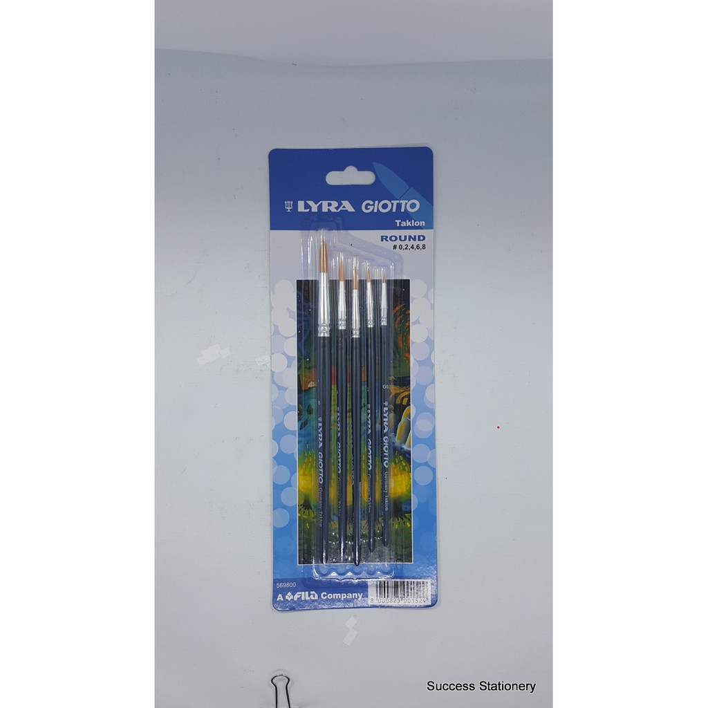 

LYRA BRUSH ROUND SET 5 00 02 04 06 08