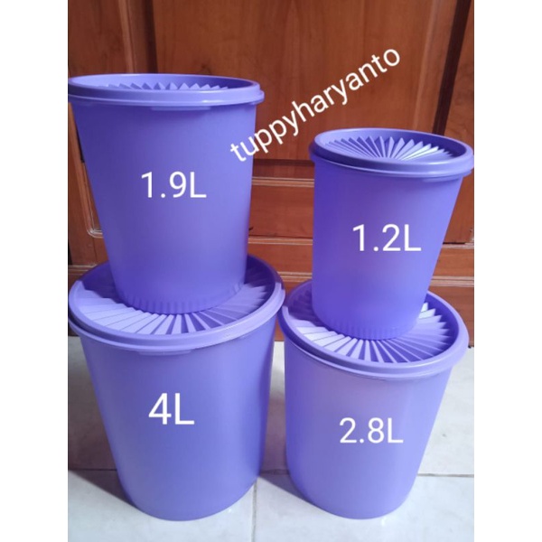 Tupperware Toples Deco canister satuan ORI tuppy pink