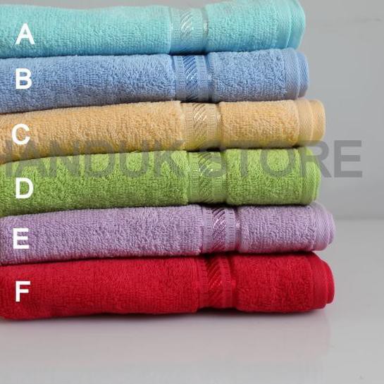 【murah】 Handuk kecil 30x70 Merah Putih