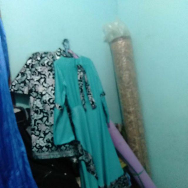 Baju Batik Couple Dan Wanita/batik Sarimbit Gamis Cassandra