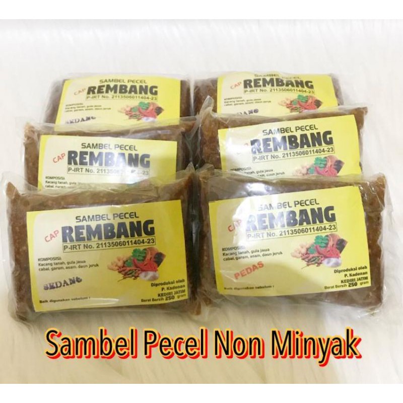 

SAMBEL BUMBU KACANG SAMBEL PECEL KEDIRI BAHAN PREMIUM SAMBAL NO MINYAK