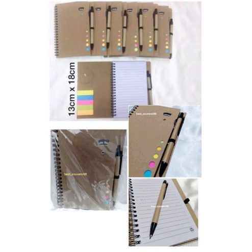 

Note Book 307 /Notes Buku Tulis/ Buku Catatan / Memo Pos it + Pulpen