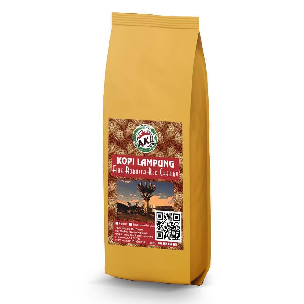 

Kopi Lampung Robusta Petik Merah Red Cherry Lampung barat 500 g - Biji Kopi/Kopi Bubuk