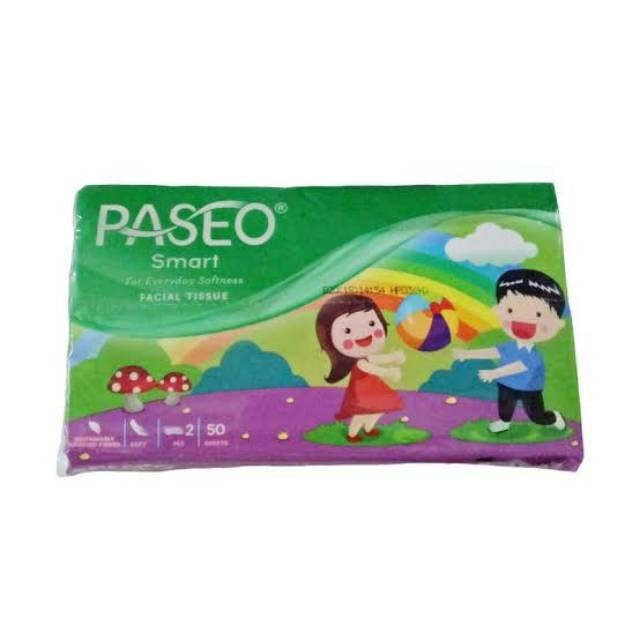 Tissue PASEO travel pack 50 sheet 1pcs Tisu Kertas Paseo Smart Facial Travel Pack