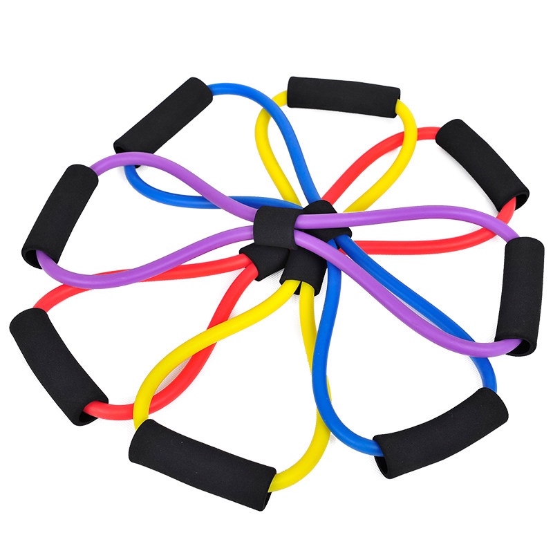 BISA COD!!Tali Stretching Pilates Tube Yoga Fitness, Tali Karet Fitnes Yoga Gym - alat olah raga untuk di rumah gym - FITNES ROPE - skipping jump - tali lompat skiping dewasa - tali lompat skiping jump rope