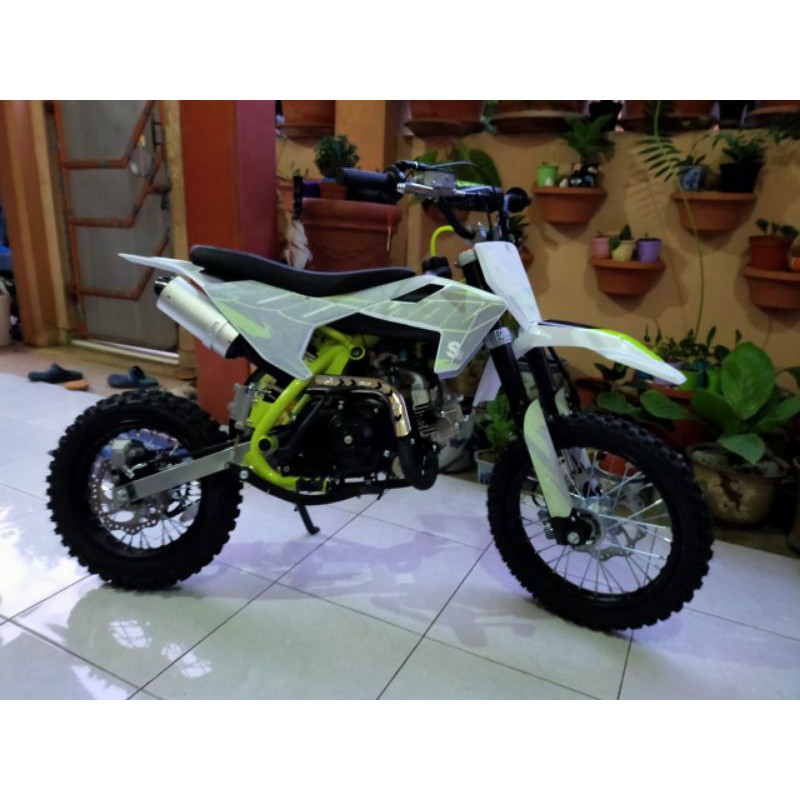 MOTOR MEDIUM TRAIL CROSS 110CC MANUAL TANPA KOPLING MESIN  HONDA~MOTOR CROSS~MAINAN MOTOR TRAIL