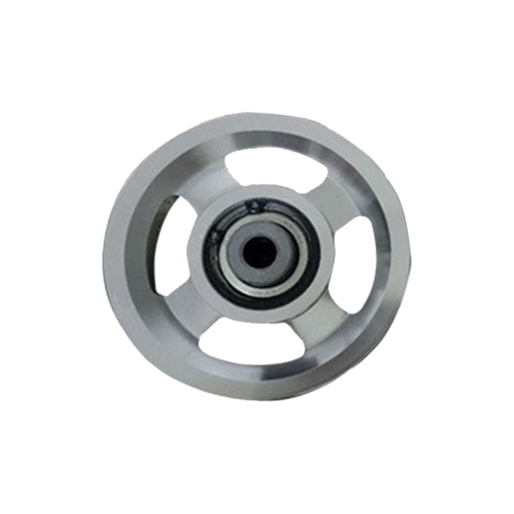 [Jianxin] Pulley Wheel Smooth Surface Easy to Replace Replacement Aluminium Alloy Bearing Pulley Wheel for Fitness Equipment