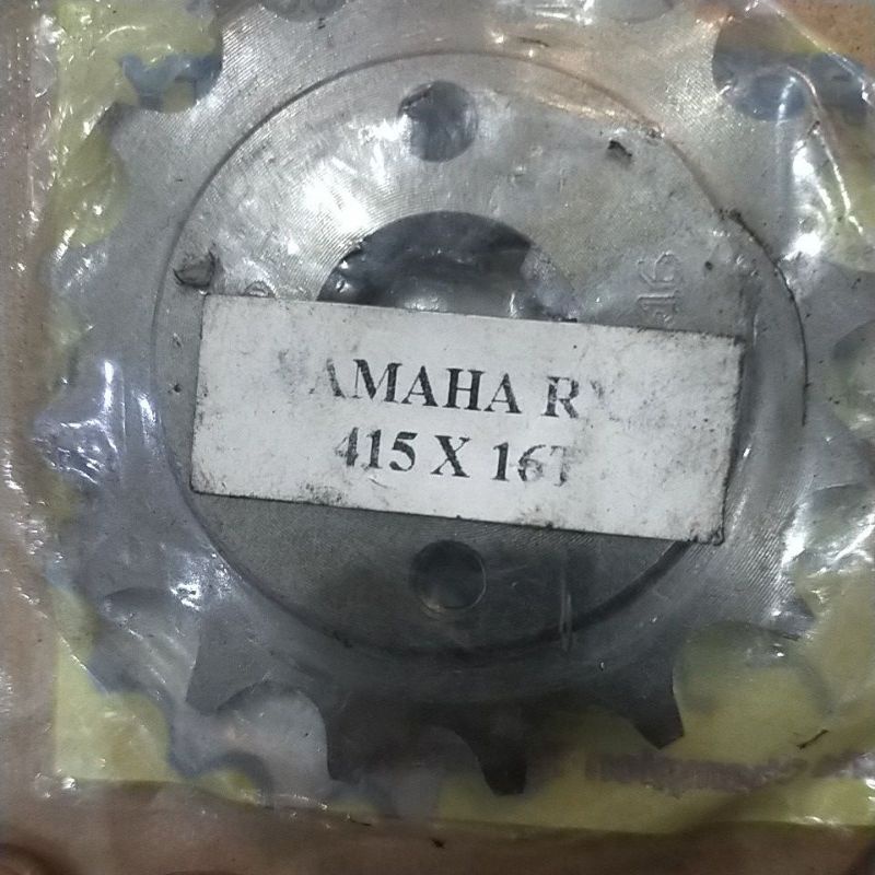 SSS GEAR GER DEPAN 415 JUPITER VIXION R15 MEGAPRO GL CB150R SUPRA SATRIA FU SMASH SHOGUN GIR FRONT SPROCKET-Sss 415x16 rxz.jupi