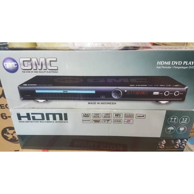 Promo GMC DVD PLAYER HDMI BM 008B Limited