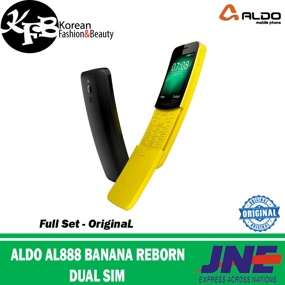 Hp murah ALDO AL888 BANANA REBORN - ORIGINAL - GARANSI