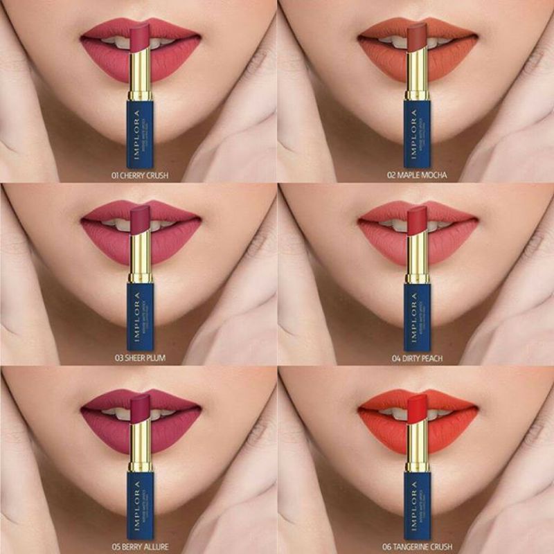 LIPSTIK IMPLORA/INTENSE MATTE LONG LASTING FINISH