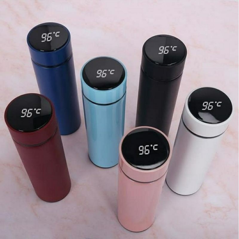 Tumbler termos led stainless minuman 500 ml