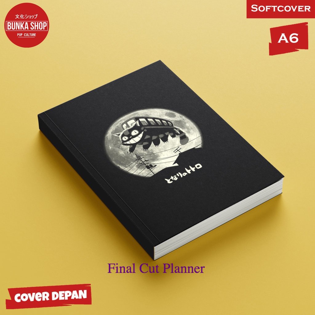 

Pocket Note Ghibli Totoro 1 Softcover A6 Buku Tulis Catatan Notes Agenda Planner Jurnal