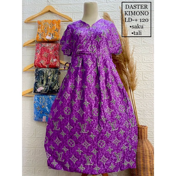 Daster kimono pendek/daster busui/daster viral/baju tidur kimono/baju santai wanita/daster kekinian/daster viral