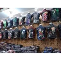 jaket pria denim jeans bergambar belakang/ jaket jeans pria terbaru 2022 /jaket pria printing/ jaket jeans pria bergambar terbaru/ jaket pria keren