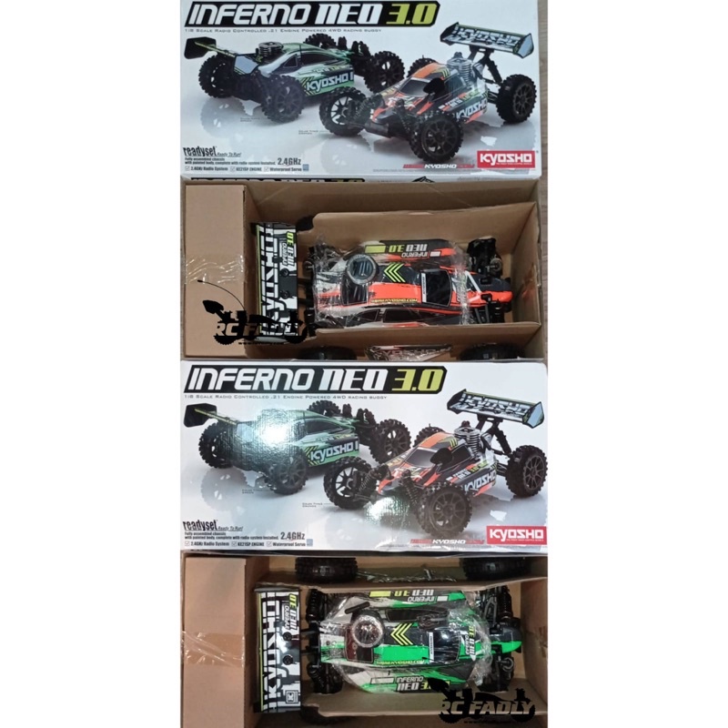 Rc Car Kyosho 1/8 Inferno neo 3.0 GP Engine RTR