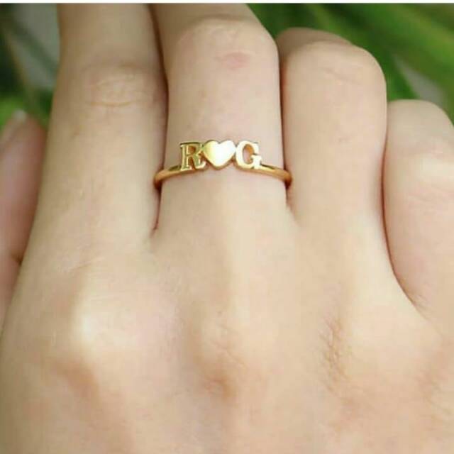GROSIR Cincin Nama || Cincin Nama Lapis Emas