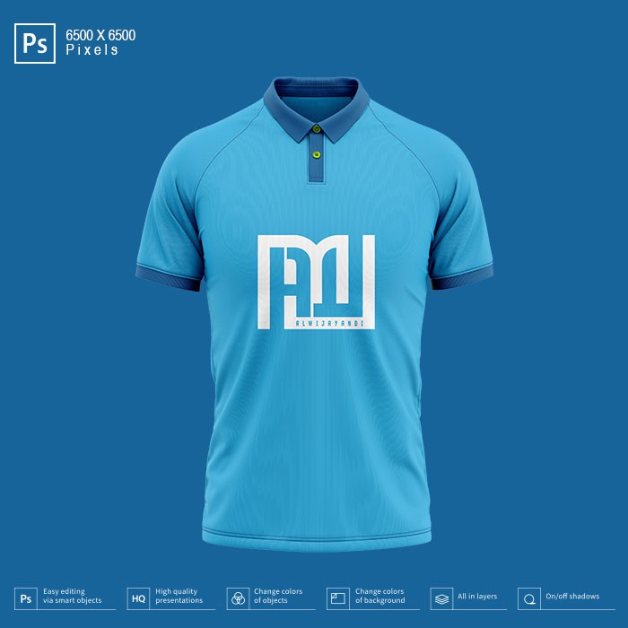 Download Mockup Jersey Bola Futsal Kerah Polo Resolusi 6500x6500 Pixels Front Shopee Indonesia
