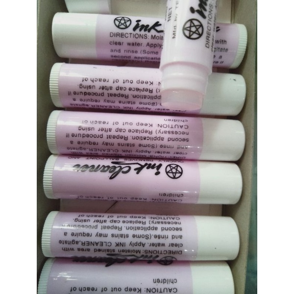 

penghilang noda tinta pakaian /pembersih noda baju ink