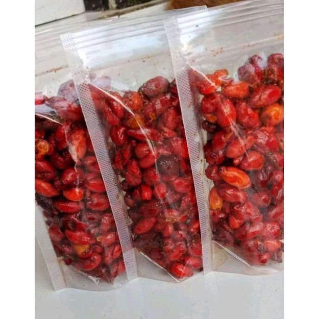 

Keripik kulit melinjo pedas manis