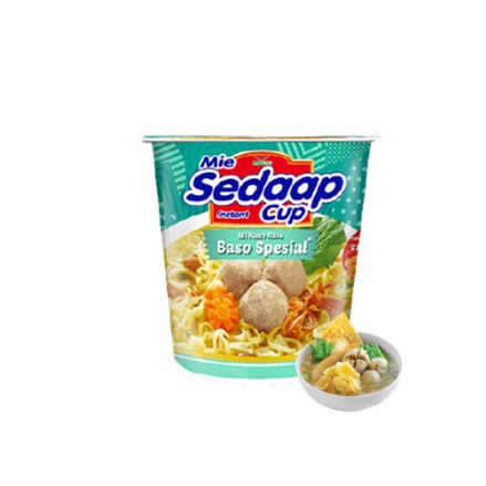 MIE SEDAAP CUP BAKSO SPECIAL 77 GR