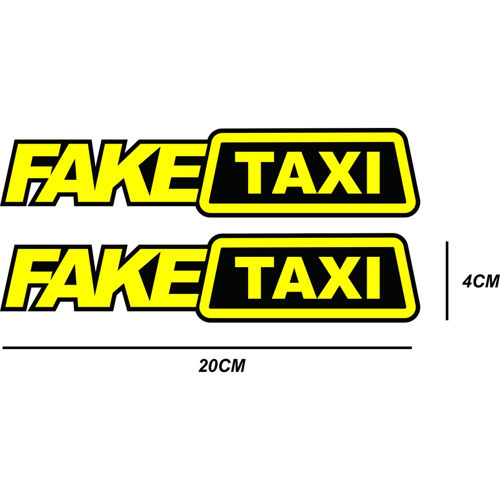 STIKER LOGO FAKETAXI