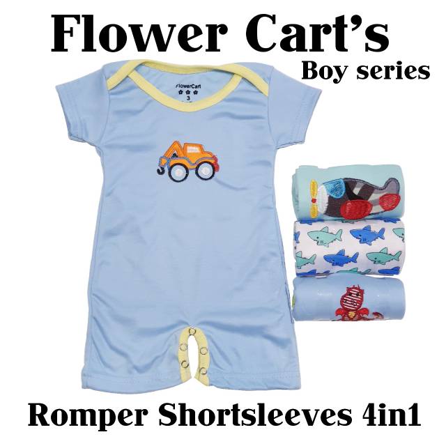 Romper Flower Cart (SNI) isi 4pcs