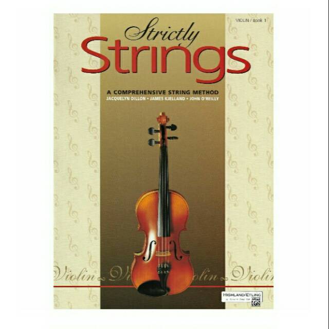 Buku biola Strictly Strings Violin Comprehensive String Method Buku biola