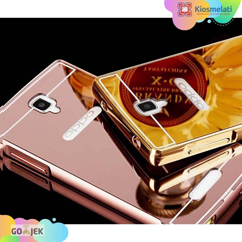 Hardcase Metal Bumper Case Sliding Mirror Oppo Neo 3 Oppo Neo3 R831k Mirror Case Oppo Neo5 Neo 5 Shopee Indonesia