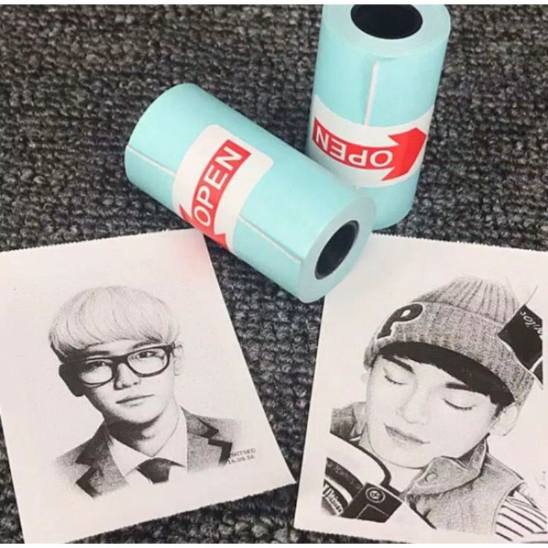 

Kertas Sticker A6 Printer PeriPage Paperang Stiker Isi ulang Refill