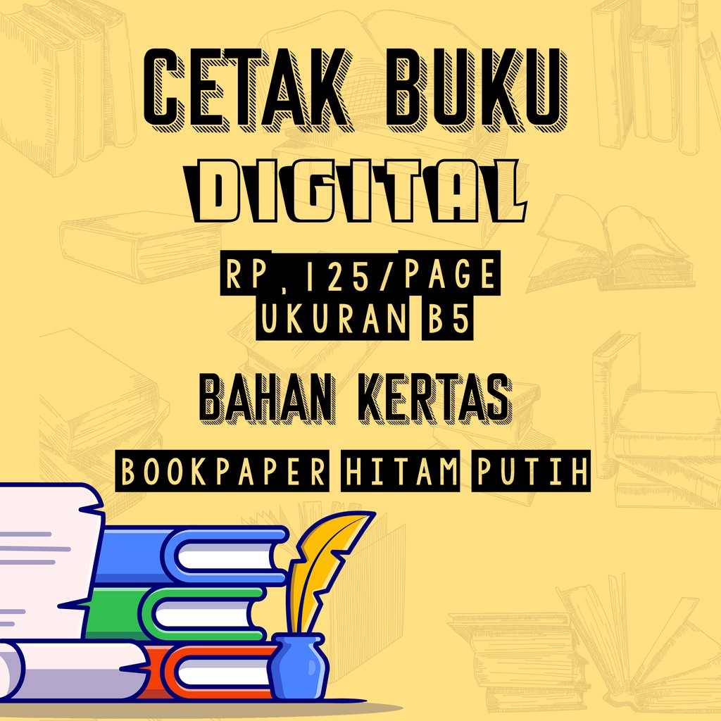

(B5 Bookpaper) Print/Cetak Buku, Modul, Tugas Termurah