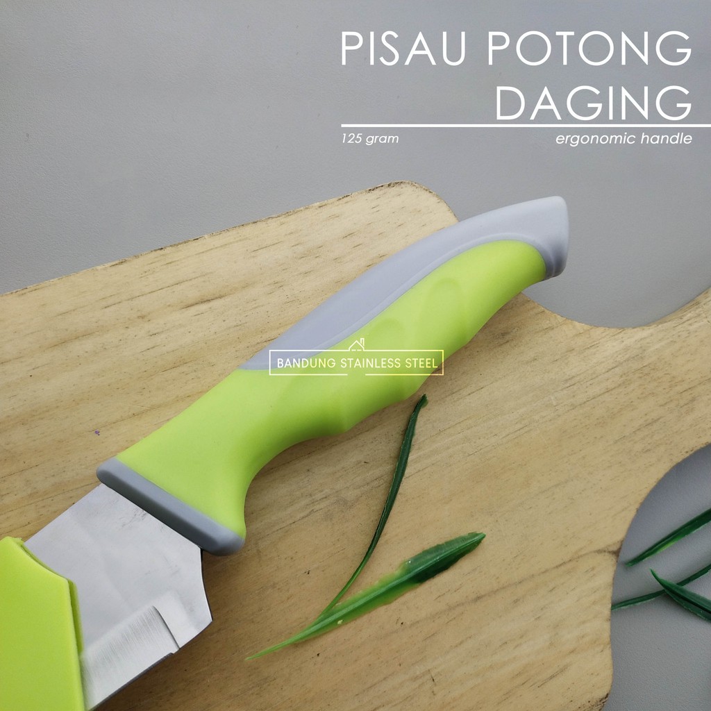 Pisau Daging Stainless Besar Cap Dua Ikan