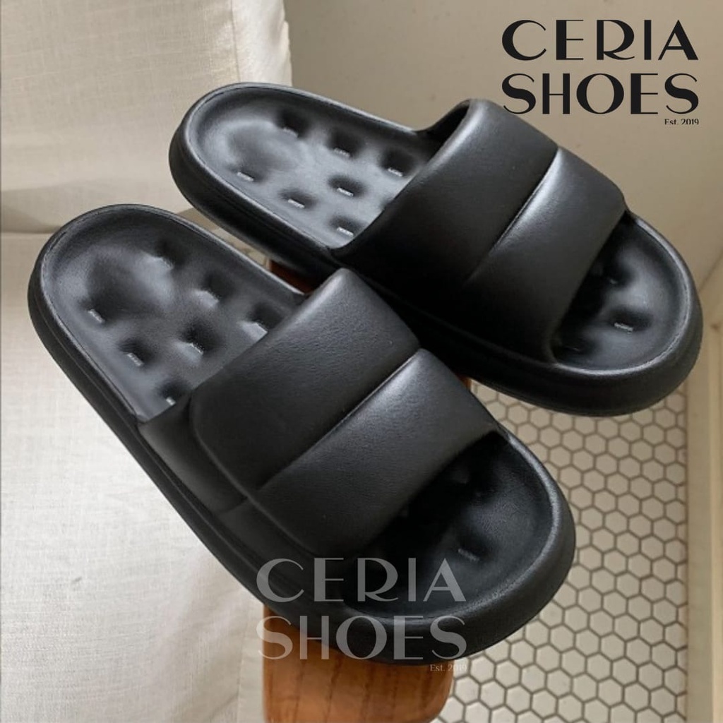 BALANCE Sandal Jelly Wanita Korean Import Slop Bahan Empuk Ringan Elastis Sendal Anti Slip Sol Tebal 1606